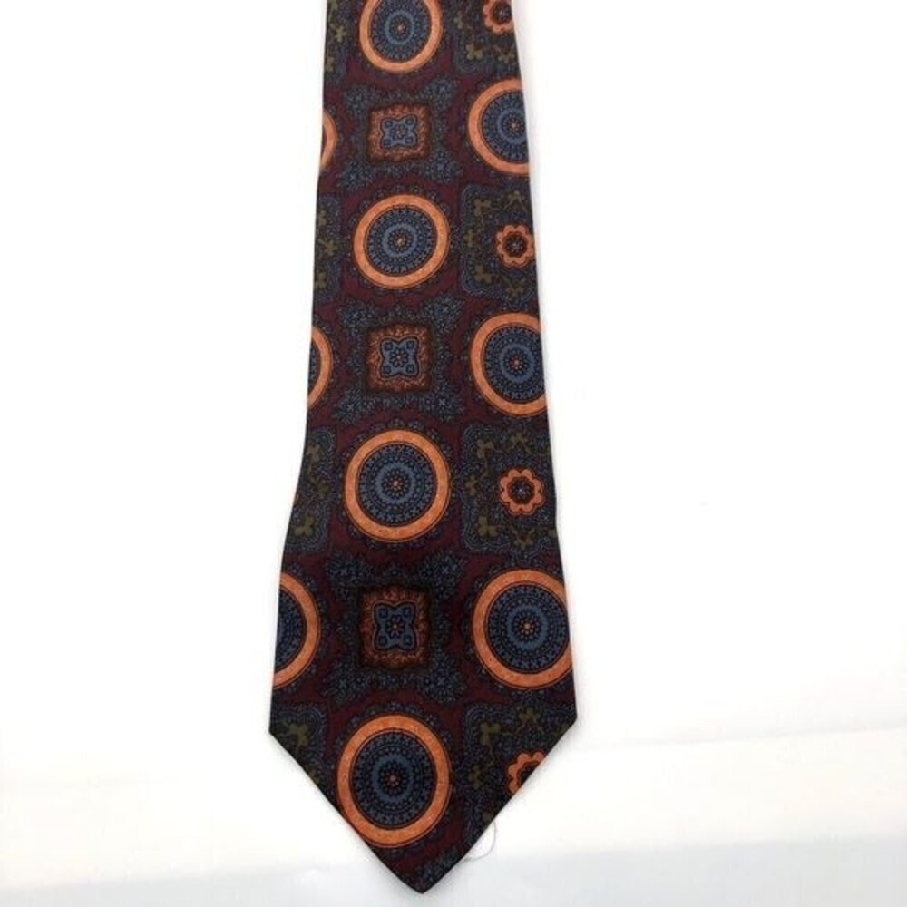 Yves Saint Laurent Vintage Artdeco Tie 100% Silk